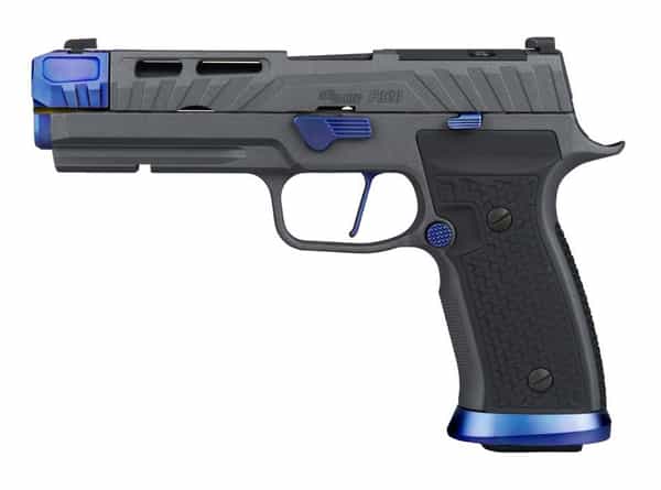P320Nshift.jpg SIG SAUER P320 NIGHTSHIFT 9MM – 4.6" Platinum Cerakote – 320SXGF-9-BXR3-COMP-BLUE