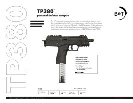 B&T TP380® A2 Personal Defense Weapon (Black) | V1 Tactical